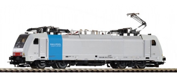 Modélisme ferroviaire : PIKO PI 59952 - Locomotive électrique BR186 RAILPOOL 