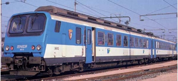 Modélisme ferroviaire : PIKO PI 96403 - Automotrice Z9610 Bleu Isabelle SNCF 