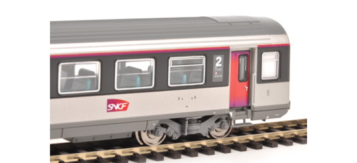 Modélisme ferroviaire : PIKO P 97071 - Voiture voyageurs Corail VTU Carmillon