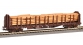 Modélisme ferroviaire : PIKO PI 97097 - Wagon Porte Grumes, chargé grumes