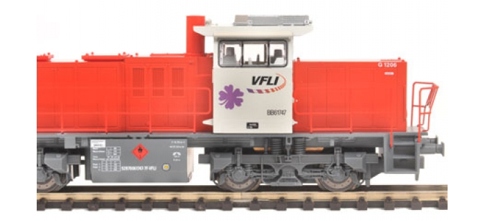 Modélisme ferroviaire : PIKO PI 97719 - Locomotive diesel BB61747 VFLI	