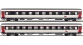Modélisme ferroviaire  PIKO PI 58648 - Set de 2 voitures Corail lit livrée Carmillon SNCF
