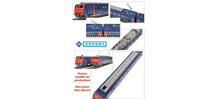 Modélisme ferroviaire: PIKO PI 96400 - Automotrice Z9602 - logo casquette - 2 rails