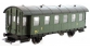 Modélisme ferroviaire : PIKO PI 97033 - Voiture voyageurs boite à tonnerre 2ème classe SNCF 