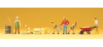 PREISER 10046 Jardiniers et accessoires