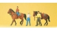 PREISER 10500 Chevaux et cavaliers