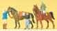 PREISER 10503 Personnages à l'école d'équitation