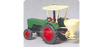 PREISER 17920 - Tracteur agricole Deutz D 6206, 2 pièces