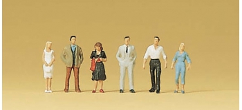 preiser 79032 modelisme ferroviaire Boîte contenant 6 passants diorama