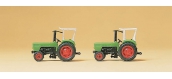 Modélisme ferroviaire : PREISER PR79506 - Tracteur de ferme DEUTZ D 6206 2 pièces