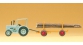 Modélisme ferroviaire : PREISER - PR79504 - Tracteur et remorque 