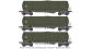 Modélisme ferroviaire : REE WB-496 - Set de 3 wagons Citerne ANF Epoque IV-V 