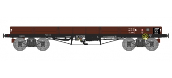 Modélisme ferroviaire : REE WB-497- Wagon PLAT TP à 5 ridelles Ep.II ETAT NTyw 136318
