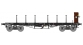 Modélisme ferroviaire : REE - WB-504 - Wagon PLAT TP ranchers hauts avec Guérite Ep.III A SNCF Rywf 10593