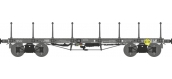 Modélisme ferroviaire : REE WB-509 - Wagon PLAT TP ranchers longs Ep.II PLM Ryw 37439