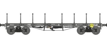 Modélisme ferroviaire : REE WB-509 - Wagon PLAT TP ranchers longs Ep.II PLM Ryw 37439