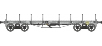 Modélisme ferroviaire : REE WB-510 - Wagon PLAT TP ranchers courts Ep.II PLM Ryw 37025