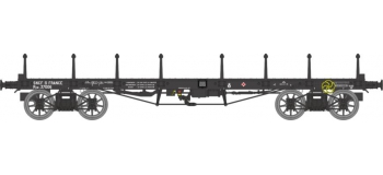 Modélisme ferroviaire : REE WB-512 - Wagon PLAT TP ranchers courts Ep.III A SNCF Ryw 37006