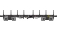 Modélisme ferroviaire : REE WB-514 - Wagon PLAT TP ranchers longs Ep.III B SNCF Qrywv 181256