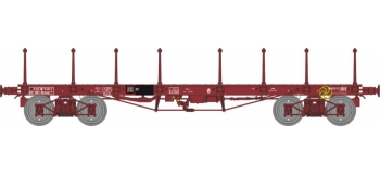 Modélisme ferroviaire : REE WB-516 - Wagon PLAT TP ranchers longs Ep.IV SNCF N°21 87 387 8 211