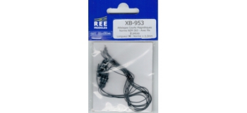 Train électrique  : REE XB-953  - Attelage conducteur à aimant NEM363 M Moyen (2 pièces)