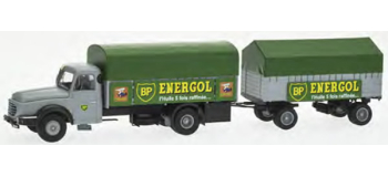 MINIATURE DE COLLECTION REE CB-107 - Camion Willeme Bâché ENERGOL