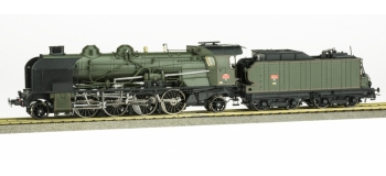 Modélisme ferroviaire  REE MB052 - Locomotive Vapeur 141 ex PLM, dépôt de ALES