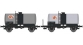 REE MODELE NW-009 Coffret 2 wagons citerne soudée OCEM 29 