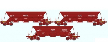 REE NW-029 - Coffret de 3 wagons TREMIE EX T1 Ep.IV 