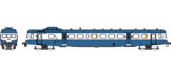 Modélisme ferroviaire : REE NW-034 - Autorail X-2887 Dépôt de TOULOUSE Logo Nouille Bleu Ep. IV-V 