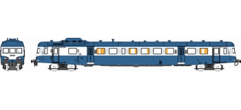 Modélisme ferroviaire : REE NW-037 - Autorail X-2891 Dépôt de TOULOUSE Logo Plaque Bleu Ep. IV-V 