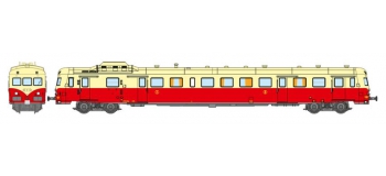 Modélisme ferroviaire : REE NW-056 - Autorail X-2902 – dépôt de NANCY Origine Toit Crème 1ère Classe Ep.III