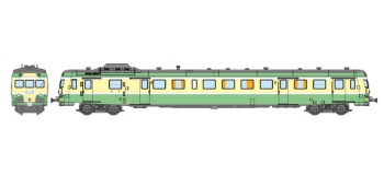 Modélisme ferroviaire : REE NW-058 - Autorail X-2914 – dépôt de RENNES livrée verte Ep.III-IV