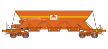 Modélisme ferroviaire : REE  NW 113 - Wagon Trémie EX T1 Ep.V-VI « COLAS » avec lanterne fin de convoi (non fonctionnel)