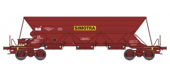 Modélisme ferroviaire : REE  NW 115 - Wagon Trémie EX T1 Ep.IV-V « SIMOTRA » logo ancien