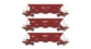 Modélisme ferroviaire : REE  NW 120 - Coffret de 3 wagons Trémie EX T1 Ep.IV « ARBEL-FER / CRFF»