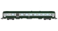 Modélisme ferroviaire : REE - NW-149 - Voiture UIC B5D Vert/Gris Logo blanc cartouche Corail Ep.V