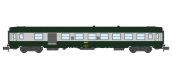 Modélisme ferroviaire : REE - NW-151 - Voiture UIC B5D Vert/ALU Livrée 160 Logo jaune encadré Ep.IV