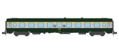 Modélisme ferroviaire : REE - NW-152 - Voiture UIC A9 Vert/ALU Livrée 160 Logo jaune encadré Ep.IV
