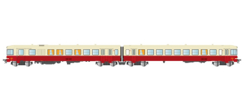 REE Modeles NW-168 Autorail EAD toit crème, X 4537 + XR 8532, Nice