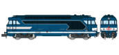 REE Modeles NW-322 - Locomotive diesel BB 67037, Nîmes, MISTRAL, SNCF