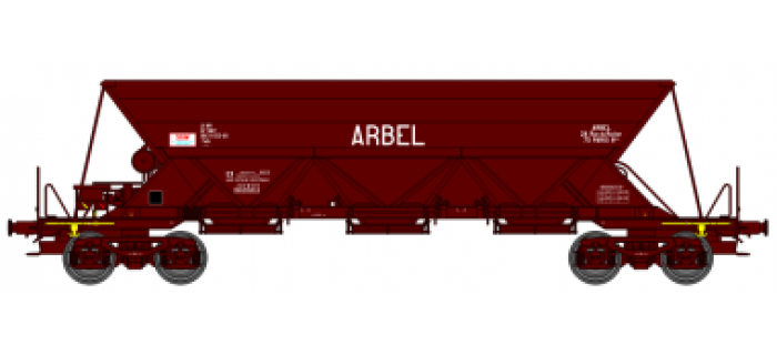 REE NW019 - Coffret 3 wagons trémie EX T1, “ARBEL”