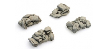 Modélisme ferroviaire : Sacs des Postes pour chariots de quai