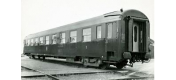 Modélisme ferroviaire : REE VB-069 - Voiture UIC B10 Ep.IV-Vert-Aluminium livrée 160