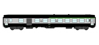 Modélisme ferroviaire : REE VB-076 - Ep.IV-V logo encadré, cartouche corail 