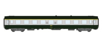 Modélisme ferroviaire : REE VB-101 - Voiture UIC Ep.IV Livrée 160, logo encadré. 