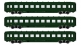 Modélisme ferroviaire :  REE VB-129 - Coffret 3 voitures DEV AO Courtes Ep.IIIB V 