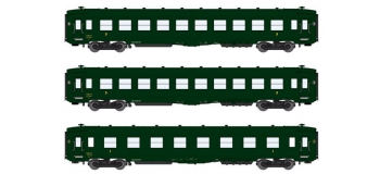 Modélisme ferroviaire : REE VB-137 - Coffret de 3 voitures DEV AO Courtes Ep.III A 