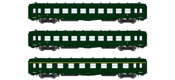 Modélisme ferroviaire : REE VB-139 - Coffret de 3 voitures DEV AO Courtes Ep.III B 
