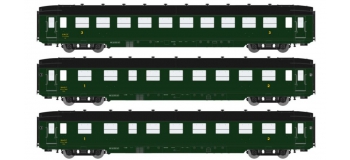 Modélisme ferroviaire : REE VB-195 - Coffret de 3 voitures DEV AO Ep.III A
